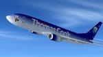 FSX Boeing 737-800 Thomas Cook Xmas Textures
